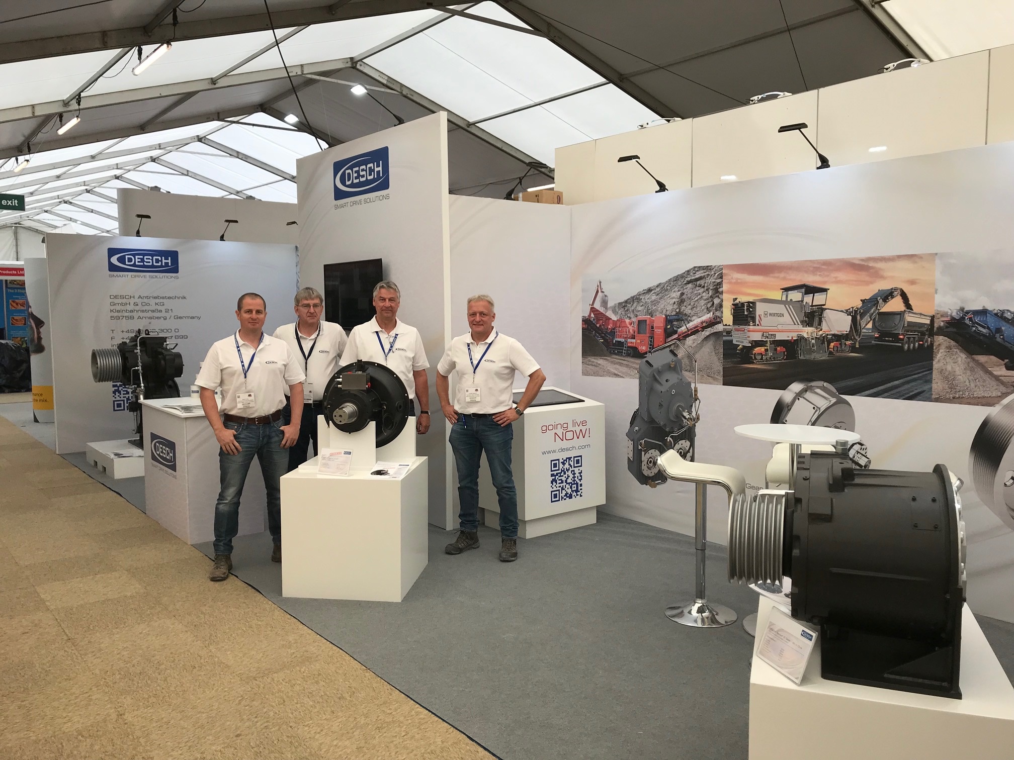 DESCH exhibits at the HILLHEAD 2018