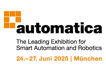 24.06. - 27.06.2025<br>in München, Deutschland<br><h3>Automatica 2025</h3> 24.06. - 27.06.2025<br>in München, Deutschland<br><h3>Automatica 2025</h3>