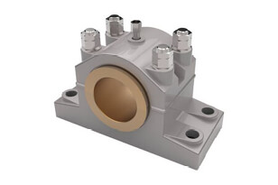  Cap bearings acc. to DIN 506 with bronze shell